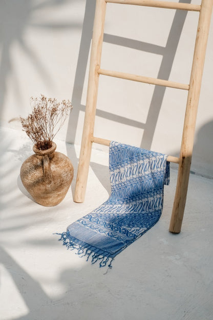 Scarf Batik TCB Parang Blue