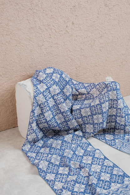 Scarf Batik TCGR Kawung XO Grey
