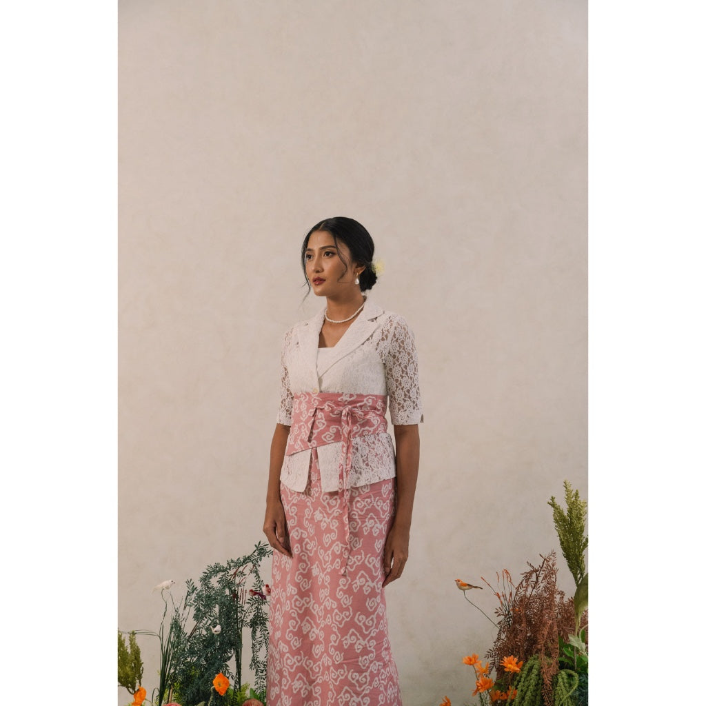 Freya in Pink - Obi Belt Batik