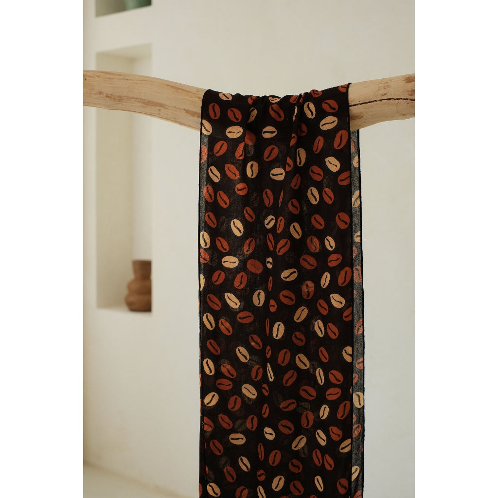 Scarf Batik Biji Kopi - Sogan
