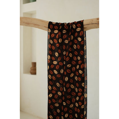 Scarf Batik Biji Kopi - Sogan