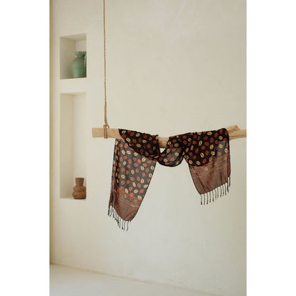 Scarf Batik Biji Kopi - Sogan