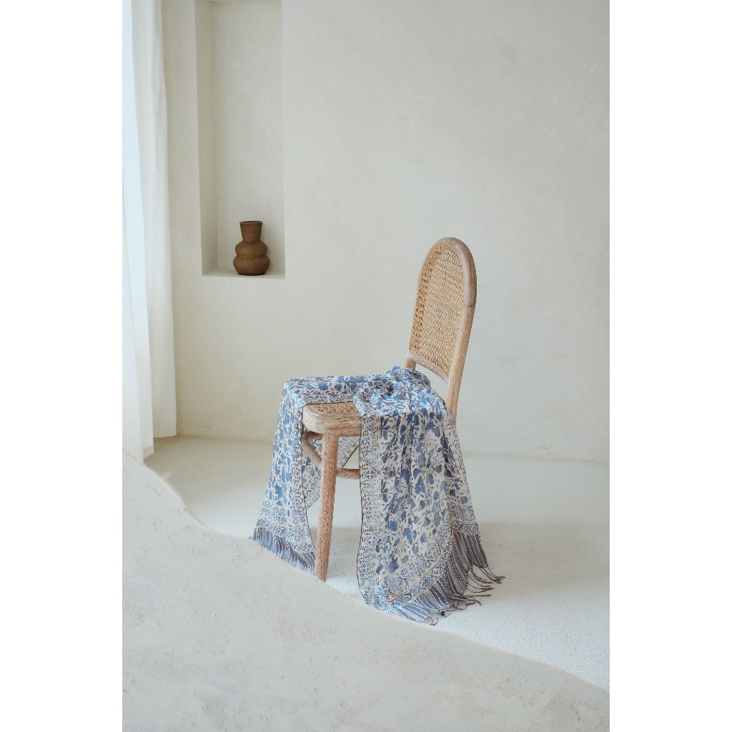 Syal Batik Sutra Merana in Blue - 55
