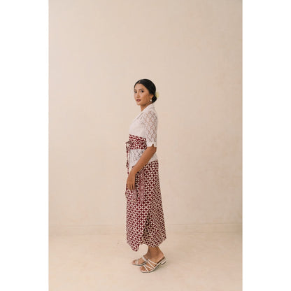 Rania in Red - Rok Lilit Batik