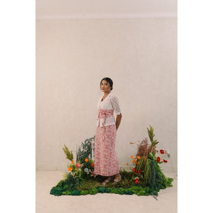 Freya in Pink - Obi Belt Batik