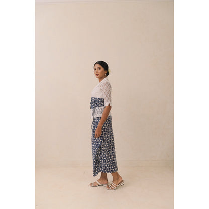 Kamala in Blue - Obi Belt Batik
