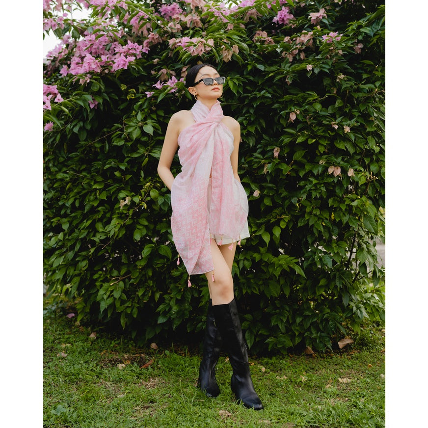(DEFECT SALE) Raras Pink Shawl