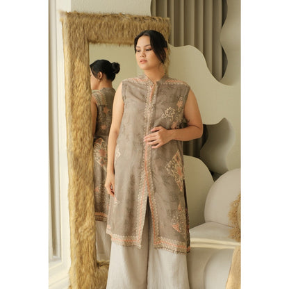 Talitha Tunik in Green - Dress Outer Batik