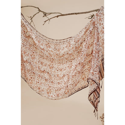 Syal Batik Sutra Brown 02
