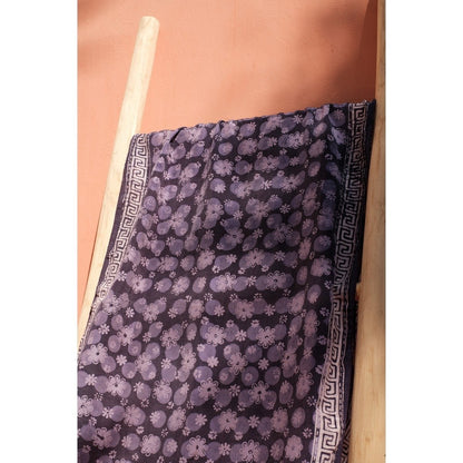 Scarf Batik Dot Melati - Purple