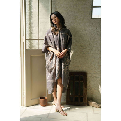Amira Kaftan Dress Batik 19