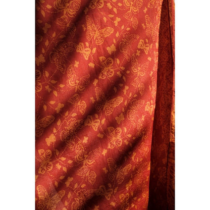 Scarf Batik Kupu - Orange