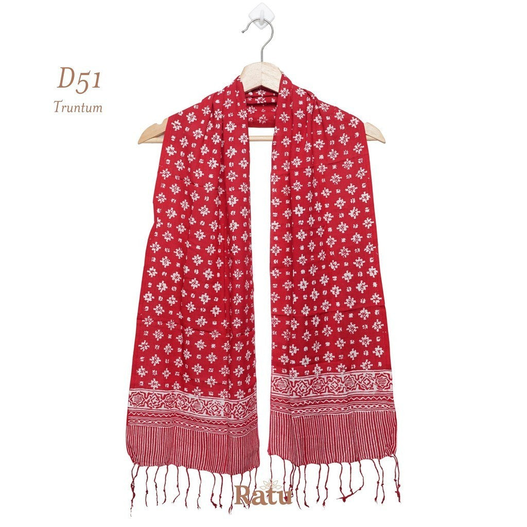 Scarf Batik D51 Red