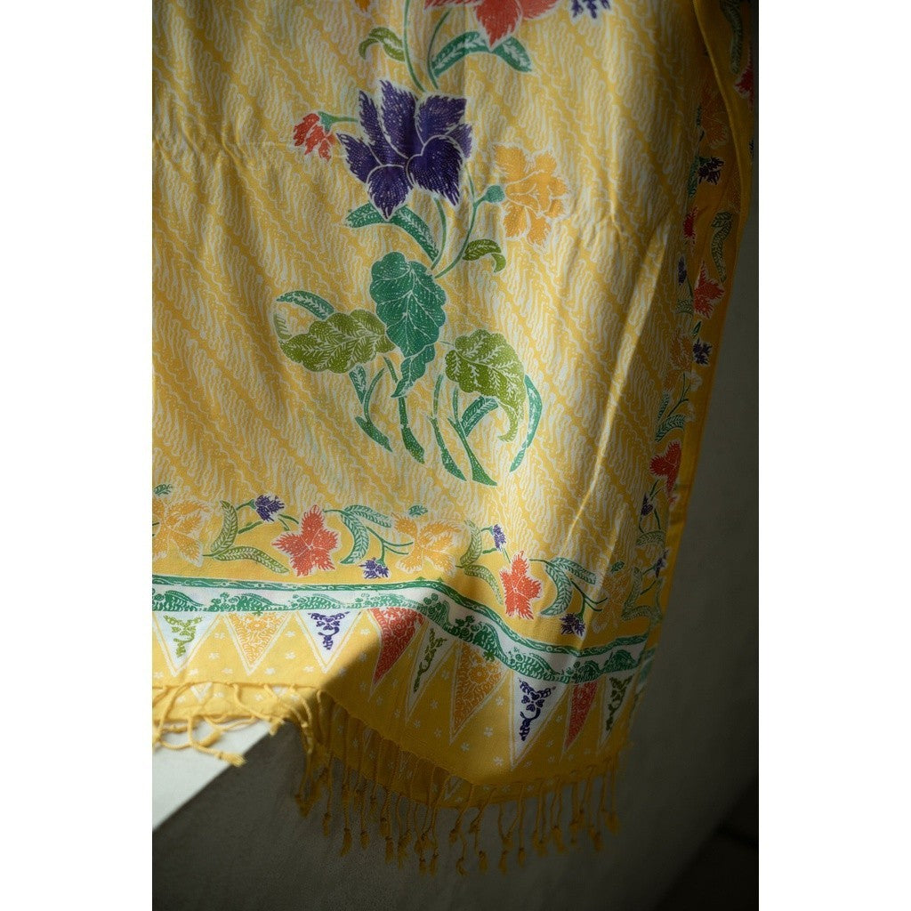 Selendang Batik Encim Parang 2 Yellow
