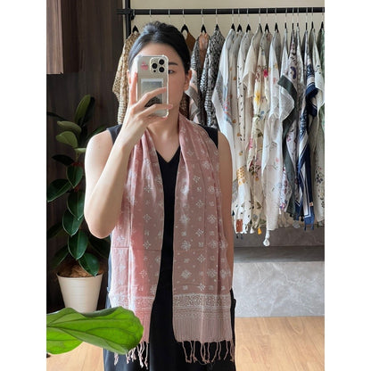 Scarf Batik L53 Cream