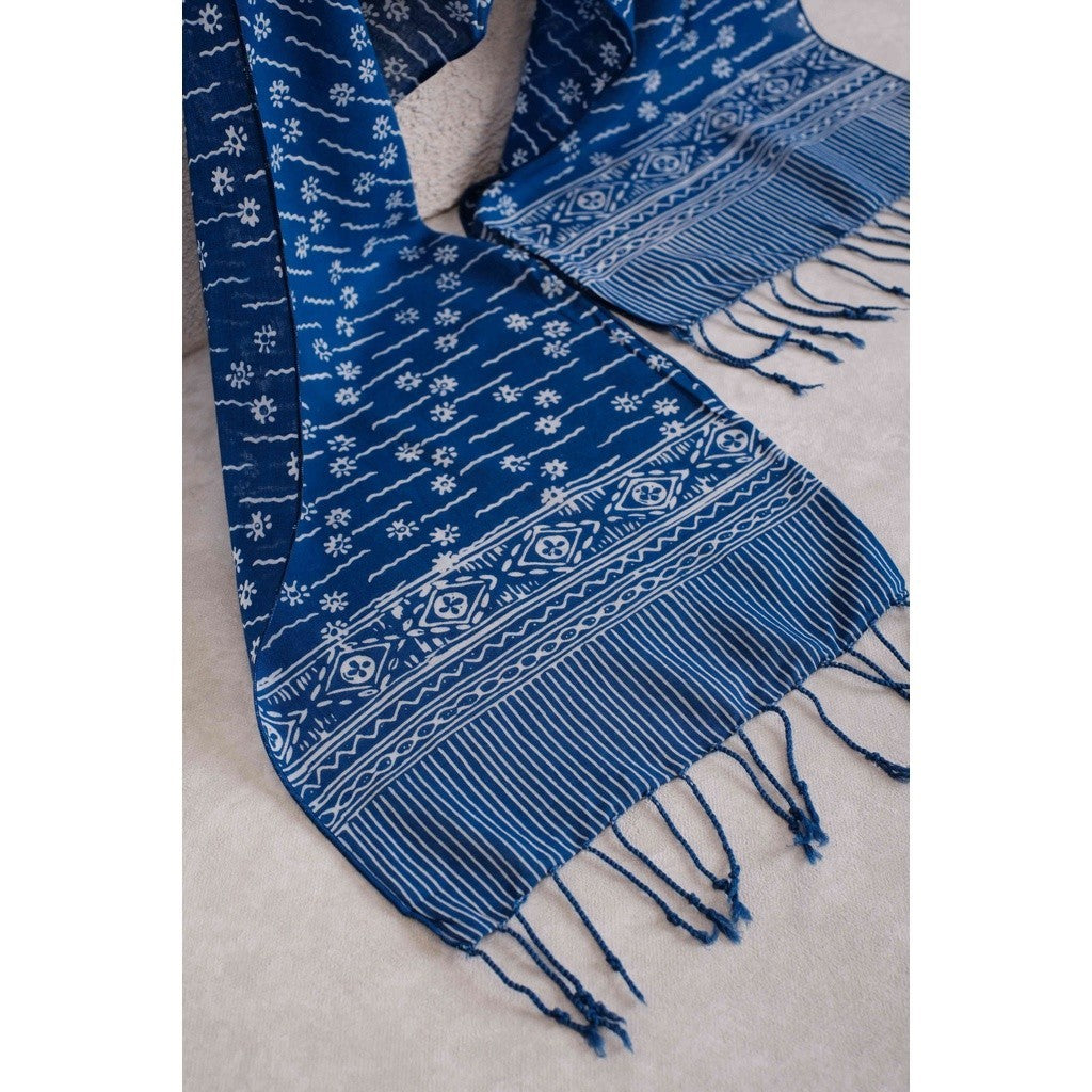 Scarf Batik C52 Blue