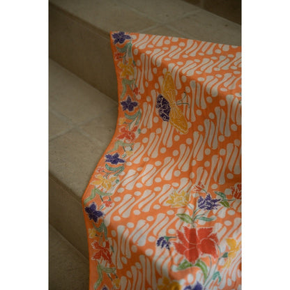 Selendang Batik Encim Parang 2 Peach
