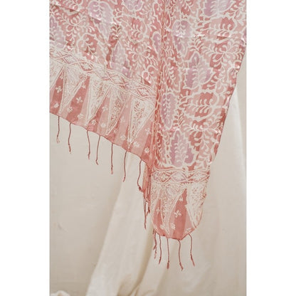 Selendang Batik Sutra Purple 01