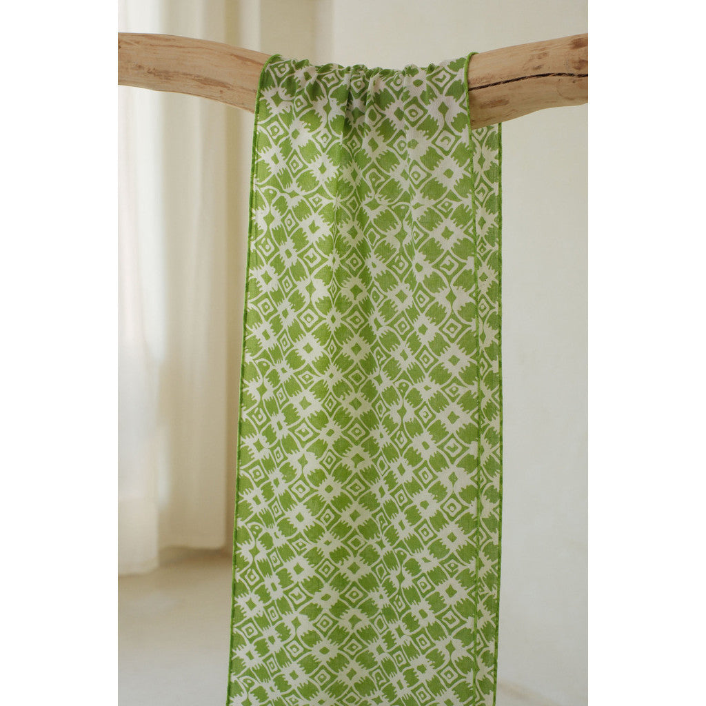 Scarf Batik TCi Kawung 4 Green