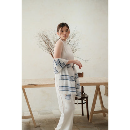 Lana Blue Shawl