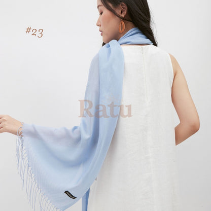Plain Pashmina Cashmere 23