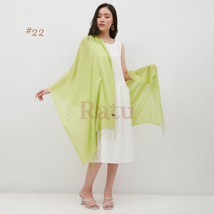 Plain Pashmina Cashmere 22