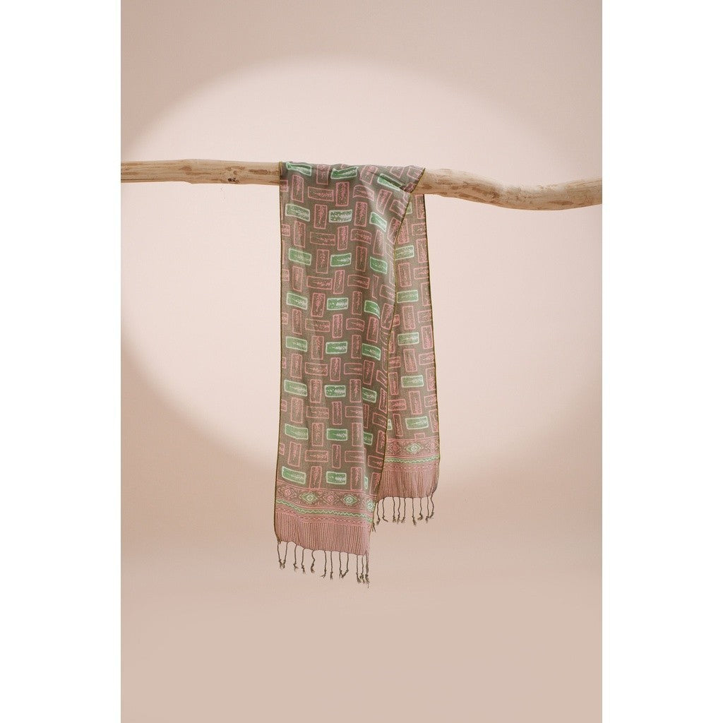 Scarf Batik LAB4 Cream