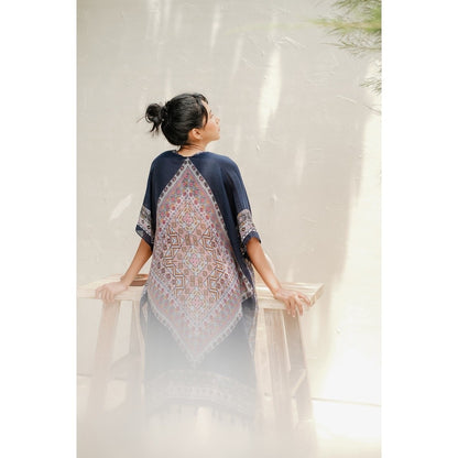 Isyana in Blue Outer