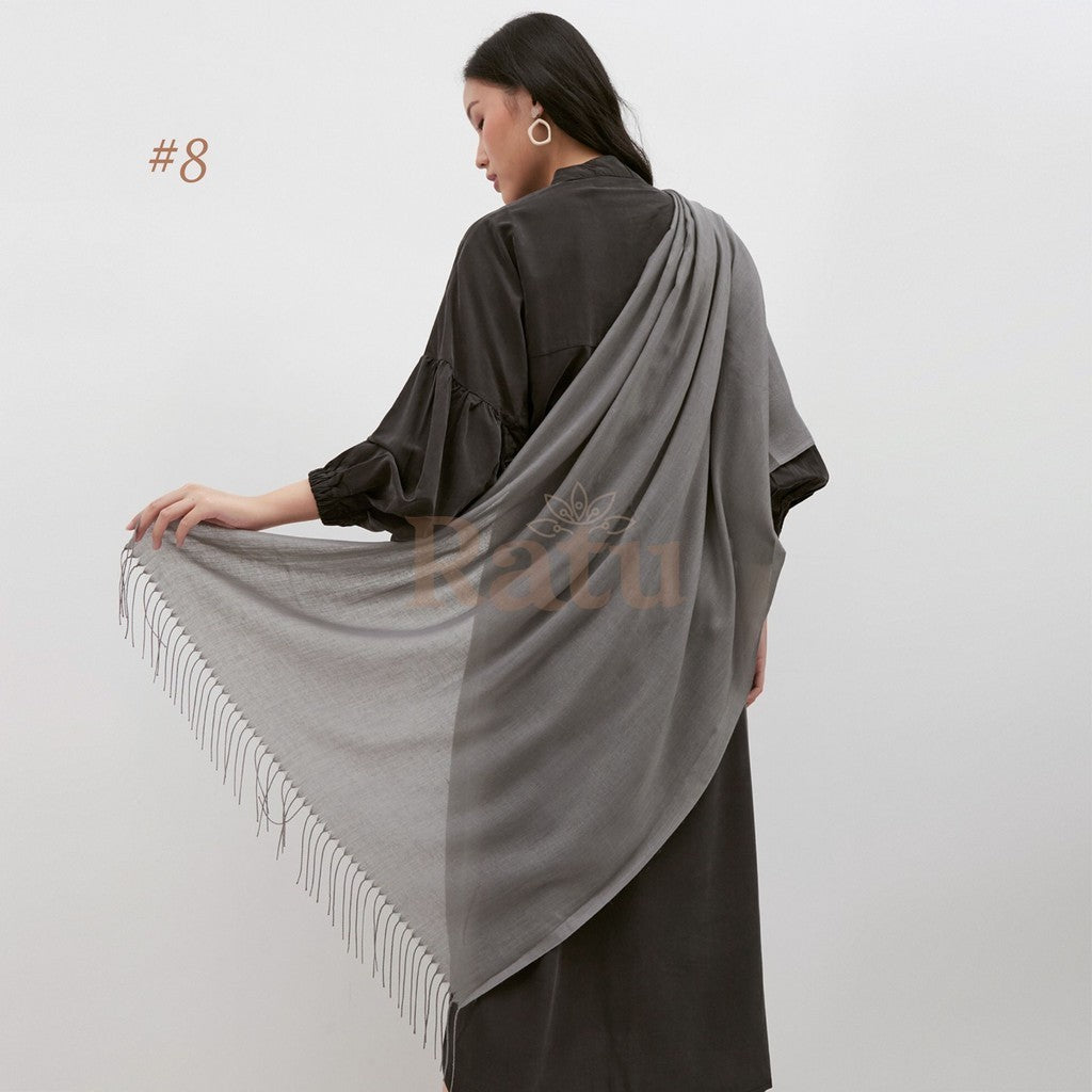 Plain Pashmina Cashmere 08