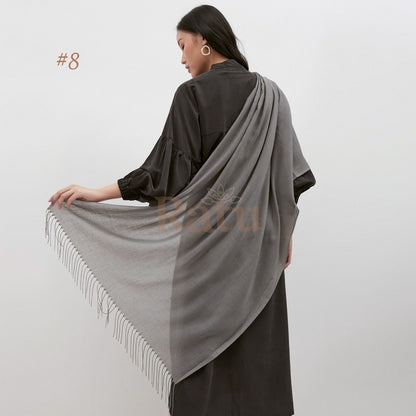 Plain Pashmina Cashmere 08