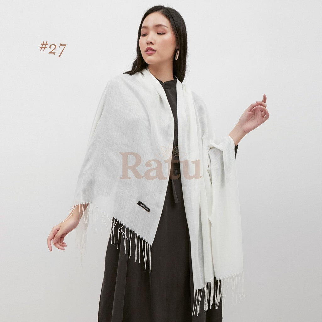 Plain Pashmina Cashmere 27