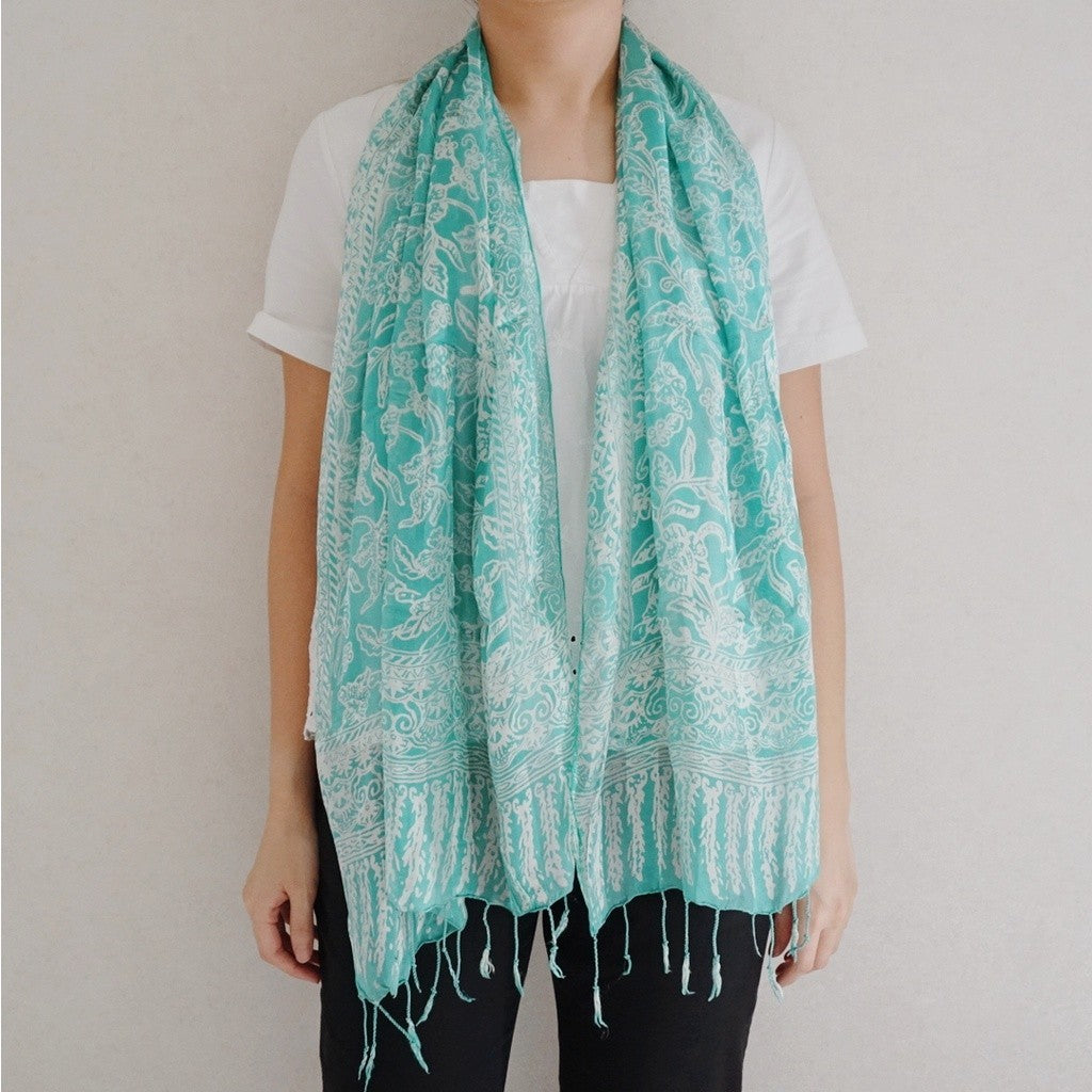 Syal Batik Sutra Tosca 01