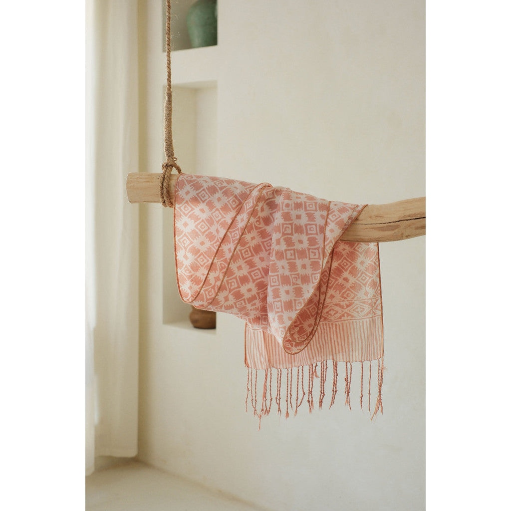 Scarf Batik TCL Kawung 4 Cream