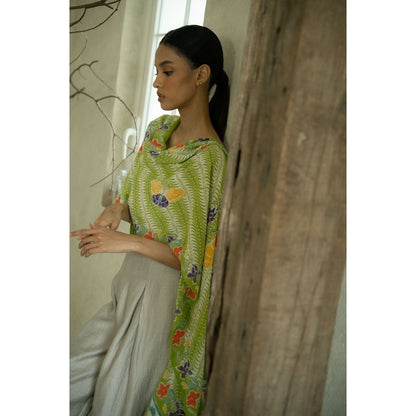 Selendang Batik Encim Parang 2 Green