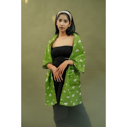 Manika Outer - Leafy Green