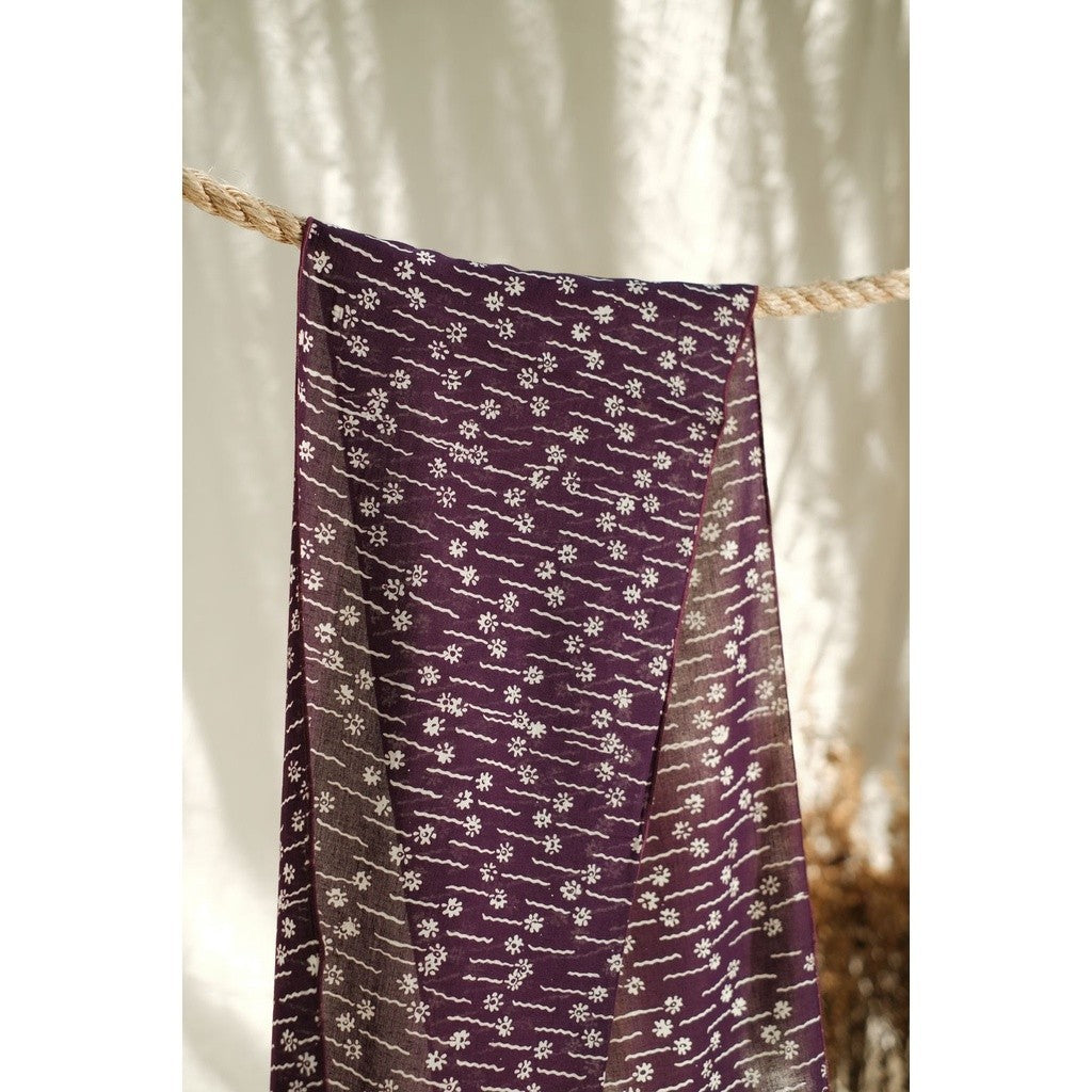 Scarf Batik U52 Purple