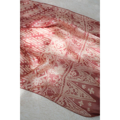Syal Batik Sutra Parang - Pink - 45