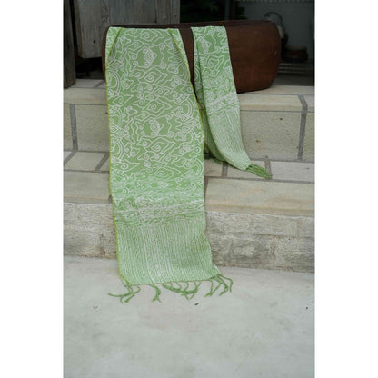 Scarf Batik TCi Mega Mendung Green