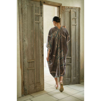 Amira Kaftan Dress Batik 19