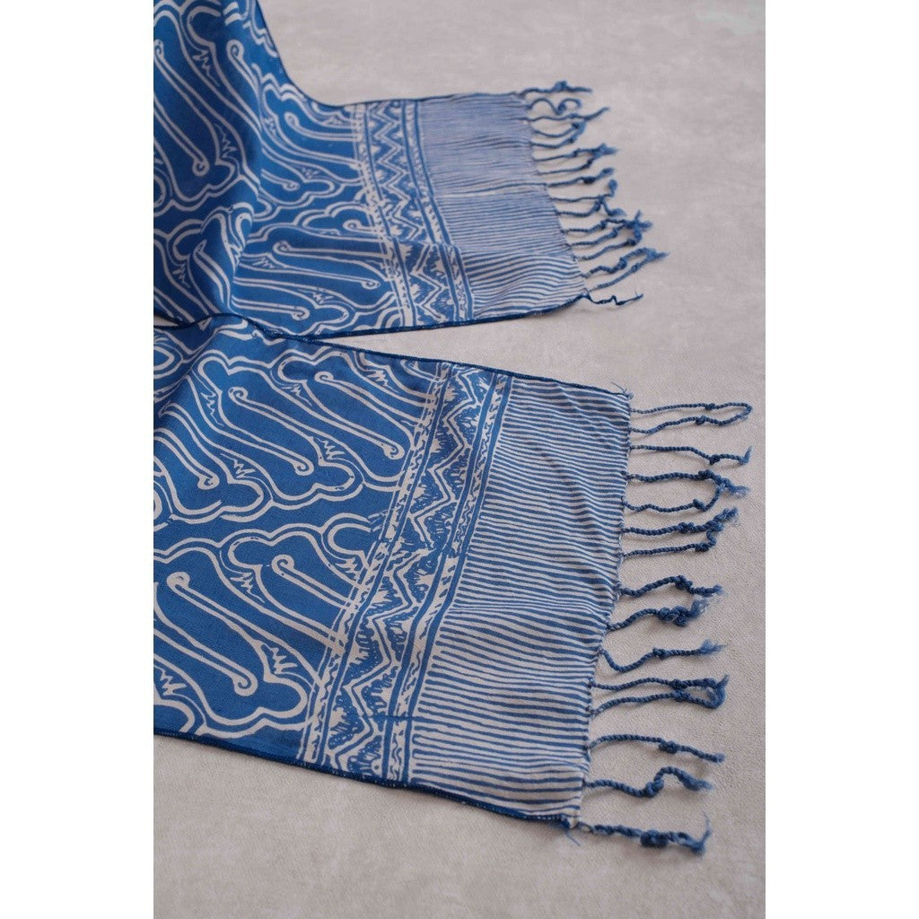 Scarf Batik TCB Parang 2 Blue