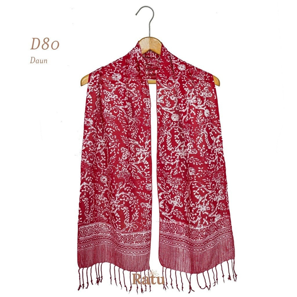 Scarf Batik D80 Red