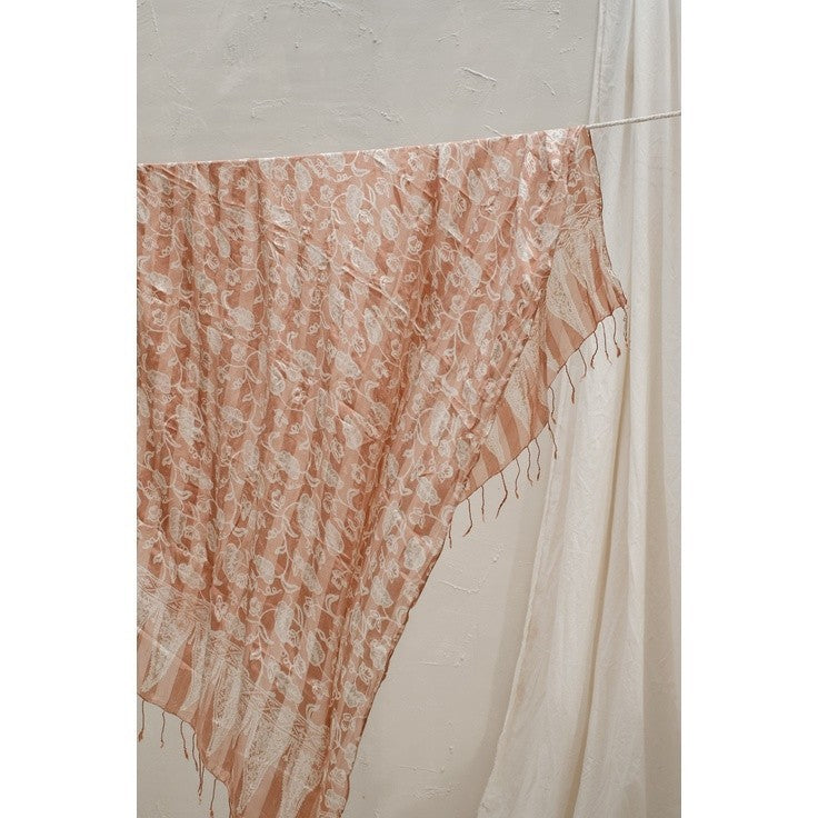 Selendang Batik Sutra Cream 04