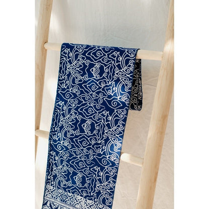 Scarf Batik TCC Mega Mendung Blue