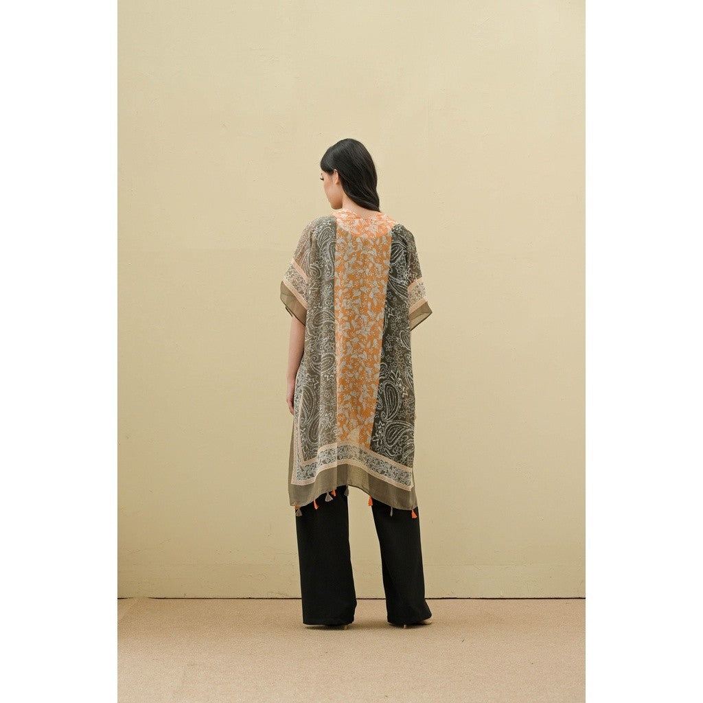 (DEFECT SALE) BATIK RATU - Laksmi Brown Outer