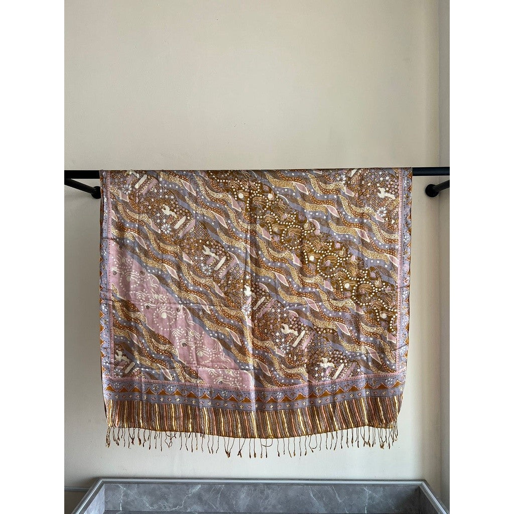Selendang Sutra Batik Tulis 32