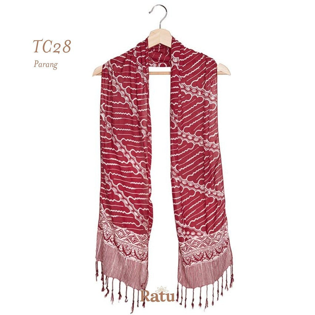 Scarf Batik TC28 Red