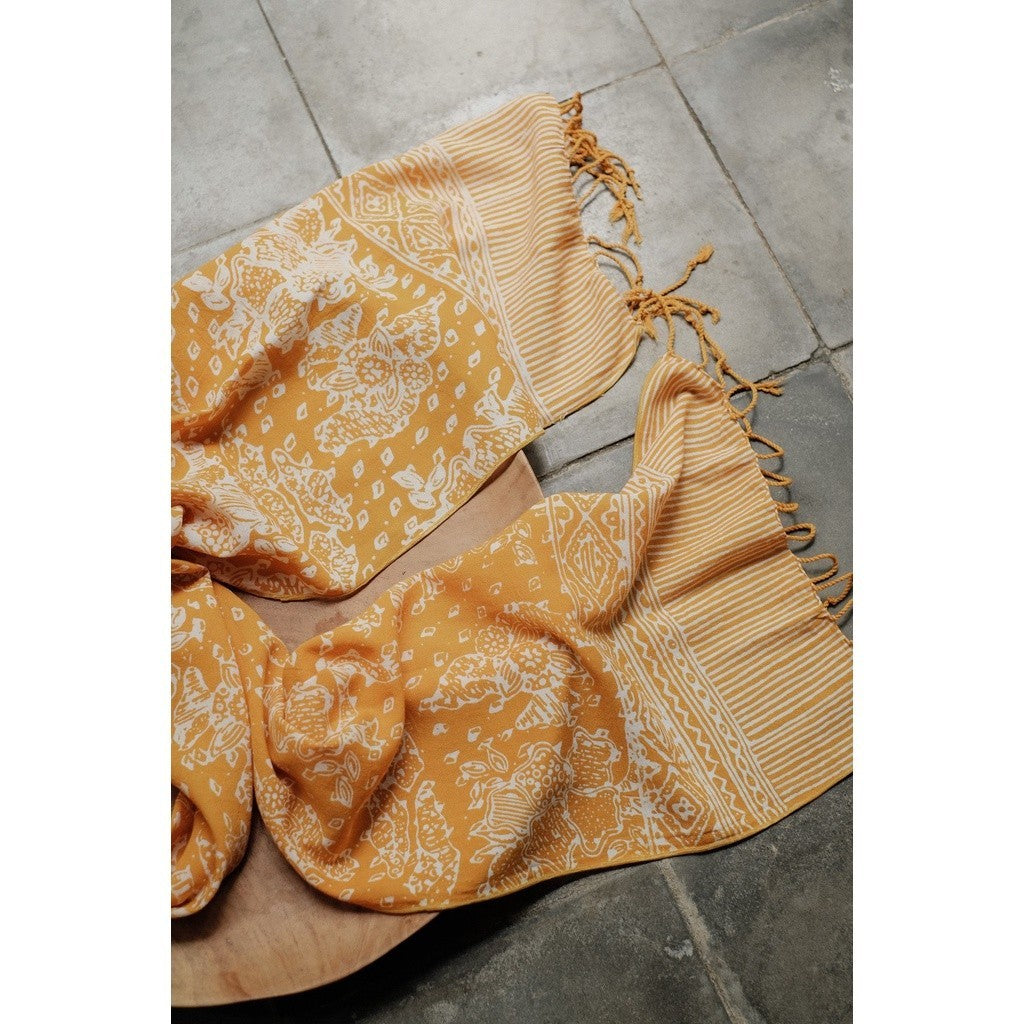 Scarf Batik K90 Yellow