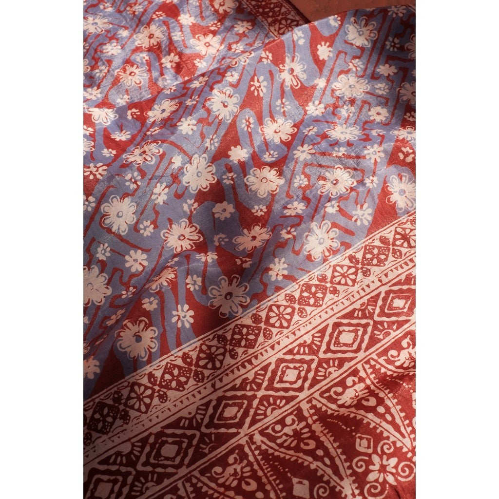 Scarf Batik Melati Parang - Pink