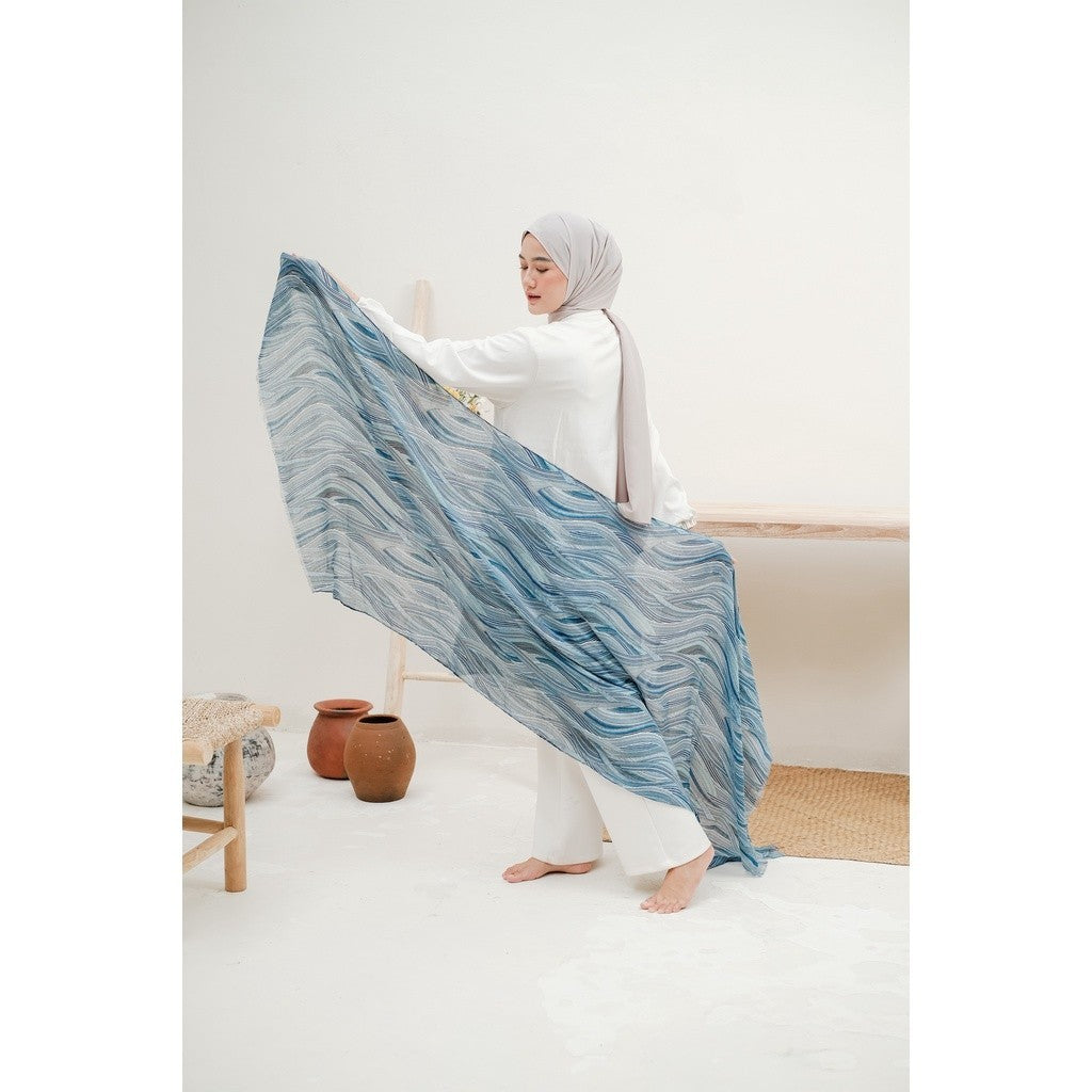 Mira in Blue Shawl