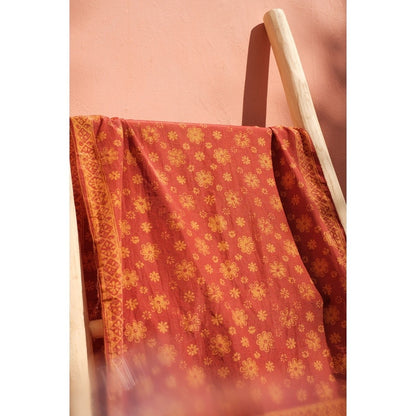 Scarf Batik Melati - Orange